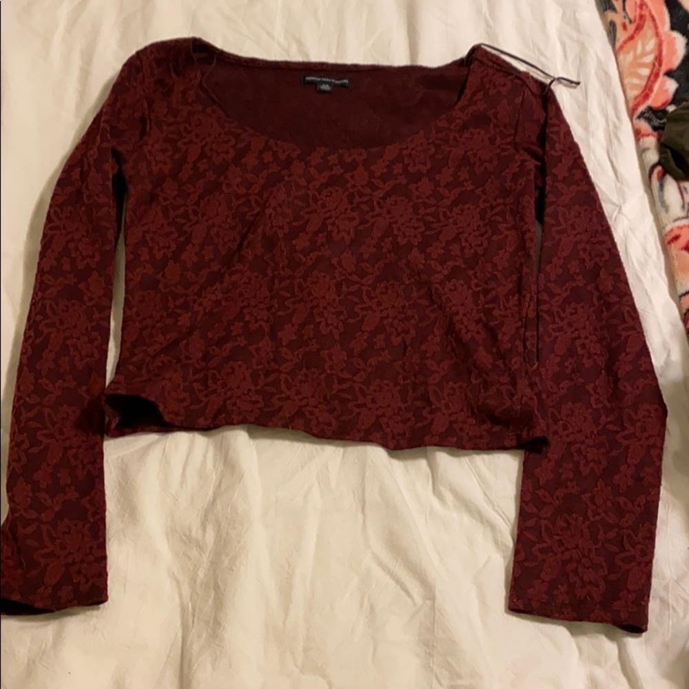 Lace crop top